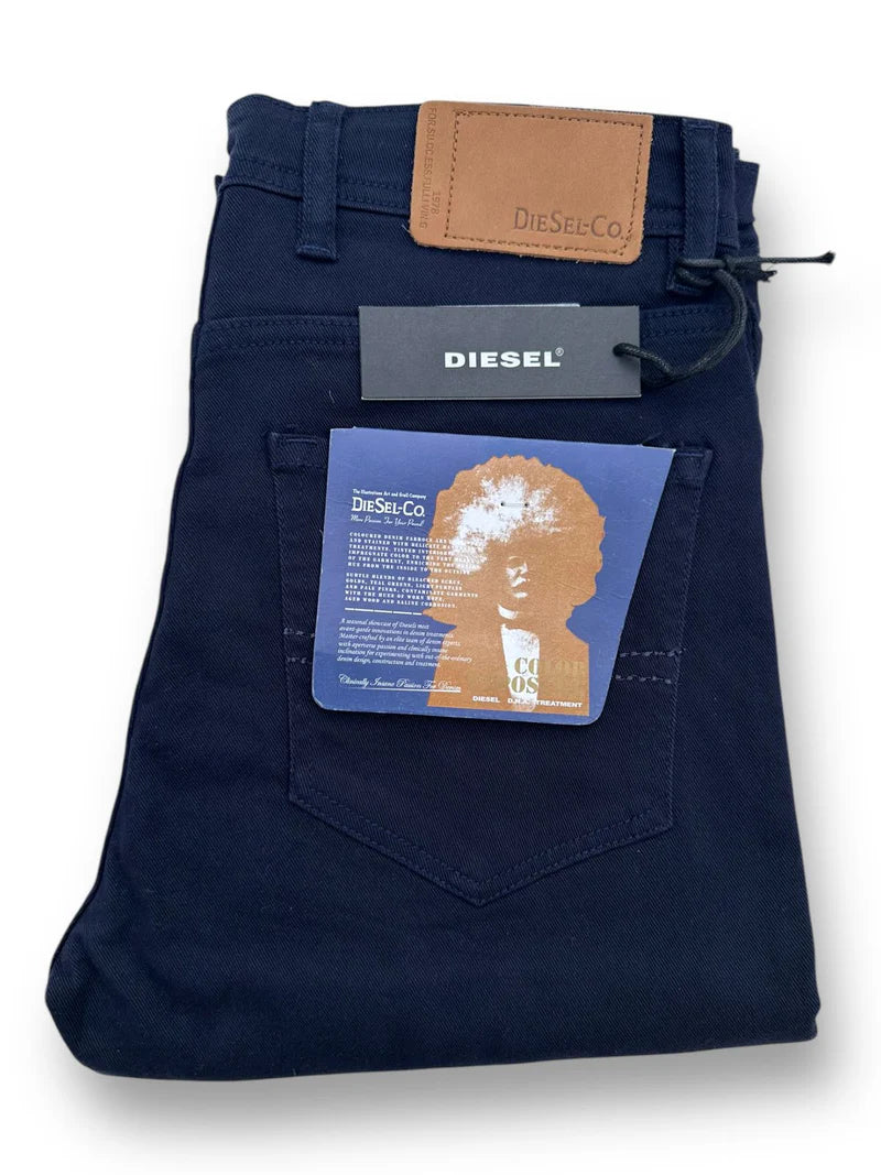 Diesel Navy Cotton Jeans